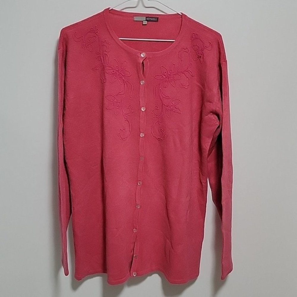NEW Baby Pink Embroidered Cardigan - Picture 1 of 6
